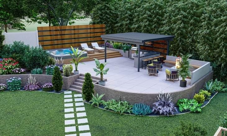 Backyard Lawn